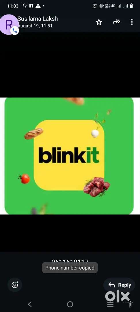 Hiring for delhi blinkit delivery boy job