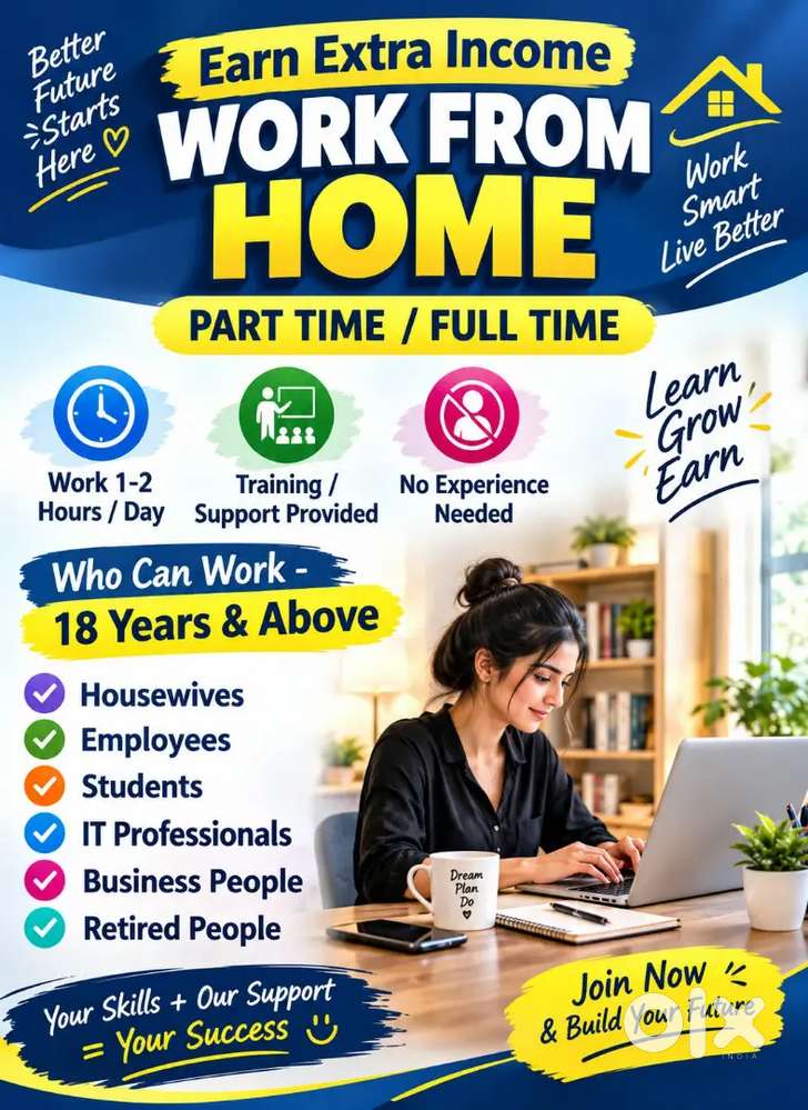 PART TIME WORk/WORK FROM HOME/ODISHA PART TIME WORK