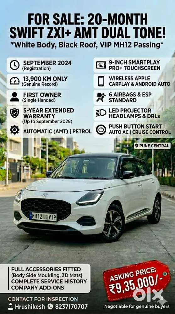 Maruti Suzuki Swift 2024 Petrol 13921 Km Driven
