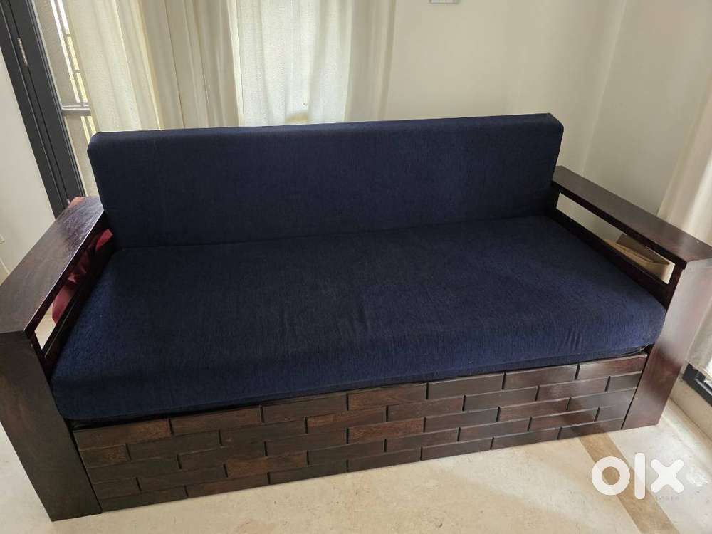Sofa cum bed - solid wood for sale
