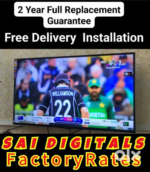 42 Smart Frameless LED Tv 2 Year Full Replacement Guarantee