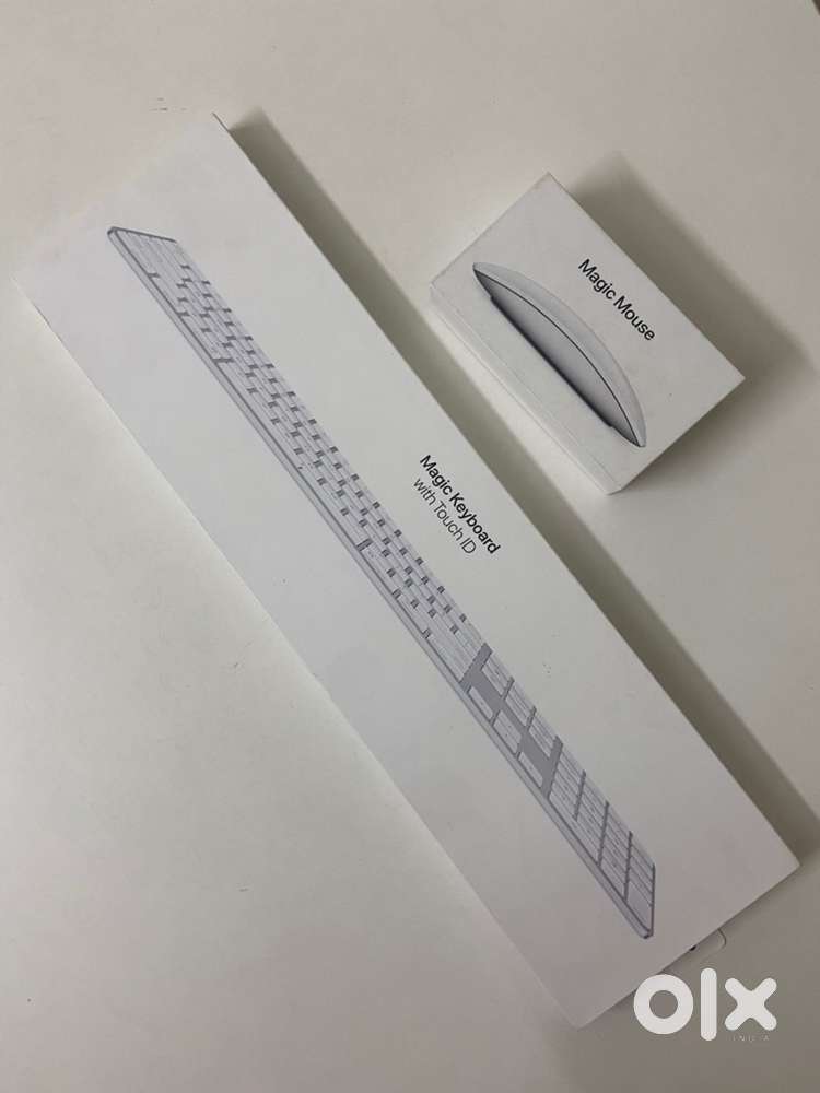 Apple magic mouse & Magic Keyboard (with fingerprint) wireless