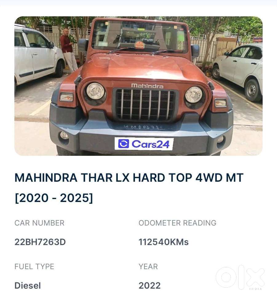 2022 September Mahindra Thar 3-door Diesel