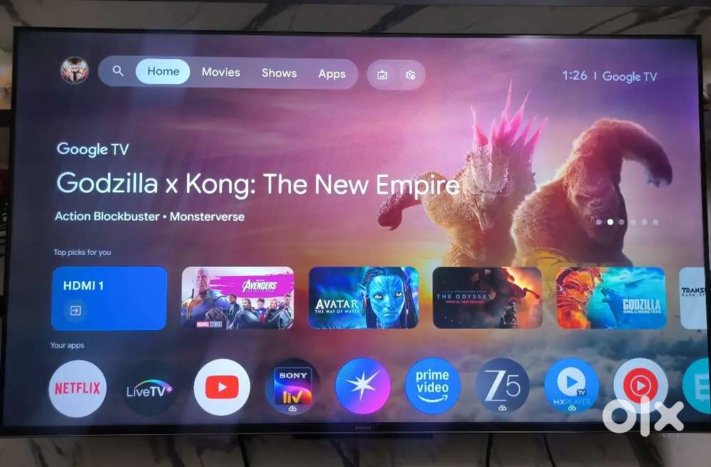 Philips (50 inch) QLED 4K Smart Google TV
