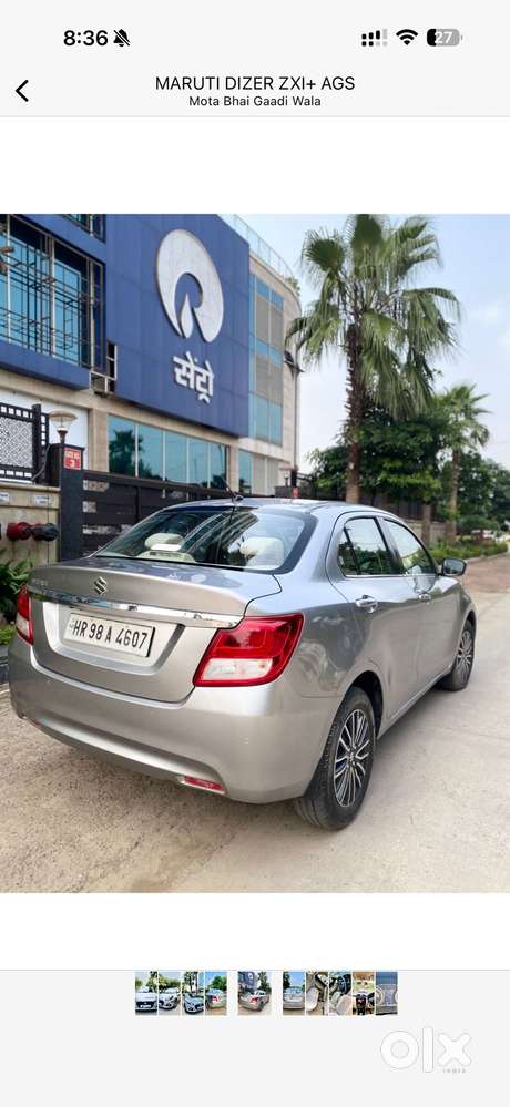 Maruti Suzuki Swift Dzire Amt Zxi Plus, 2021, Petrol