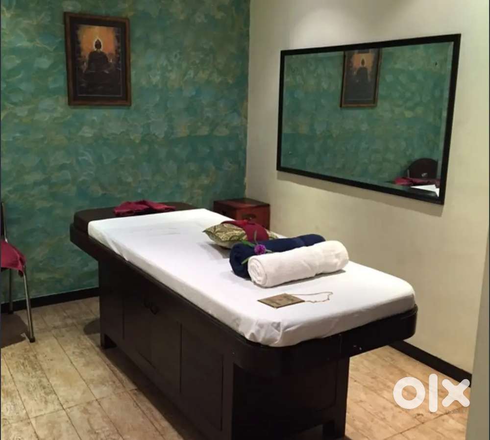 Female spa therapist