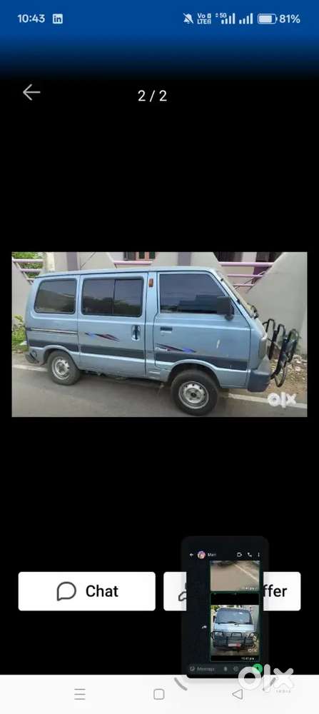 Very Good Condition Orginalty Maruti Suzuki Omni 2007 Petrol