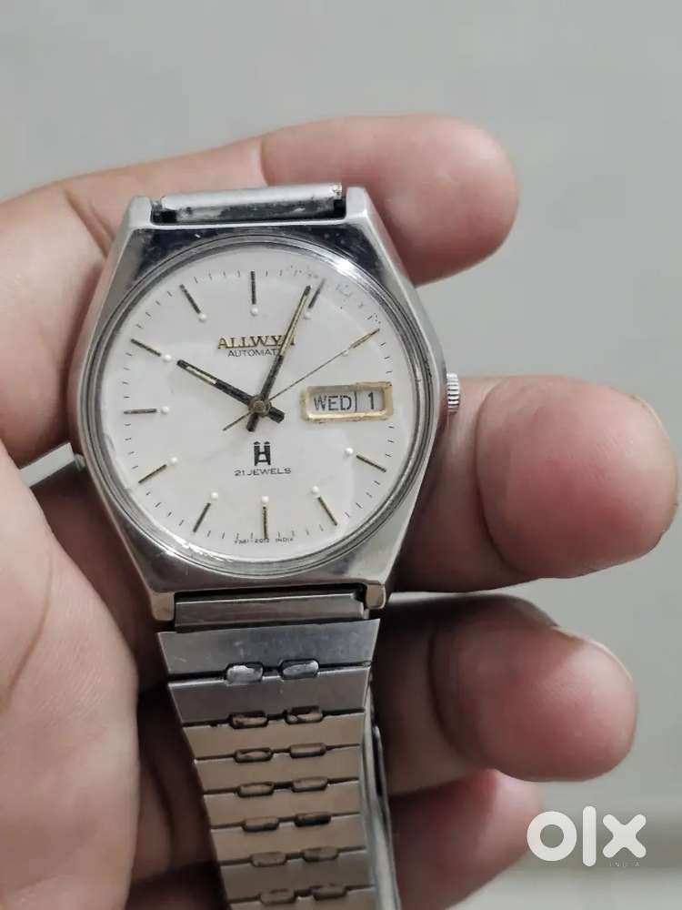 Allwyn DayDate 21 Jewels automatic watch all original