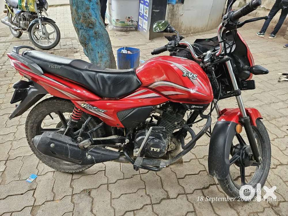 Tvs Victor Red Black TVS VICTOR Motorcycles 1820687221