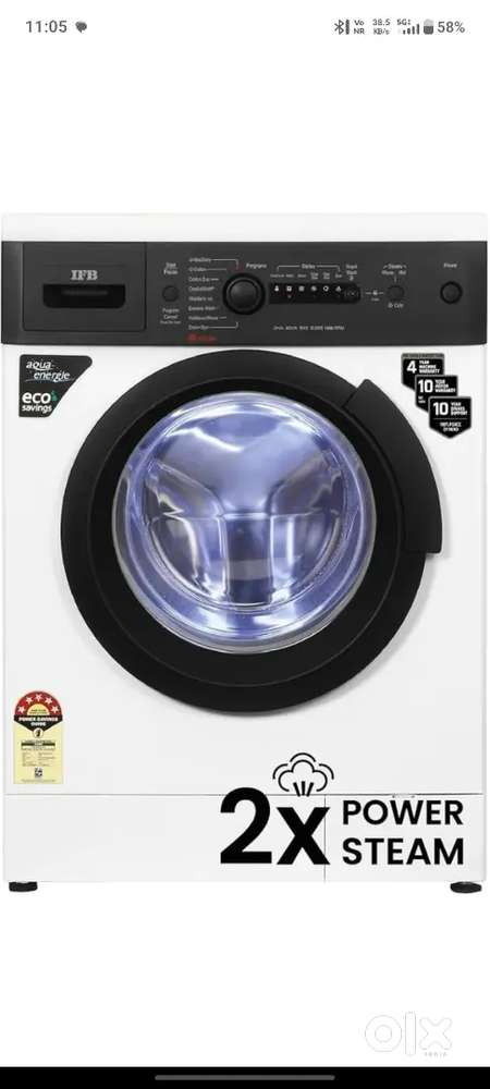 IFB fully front load 6 kg with steam wash