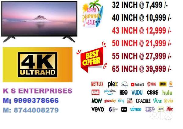 32  INCH SMART LED TV @ 7,499 /-