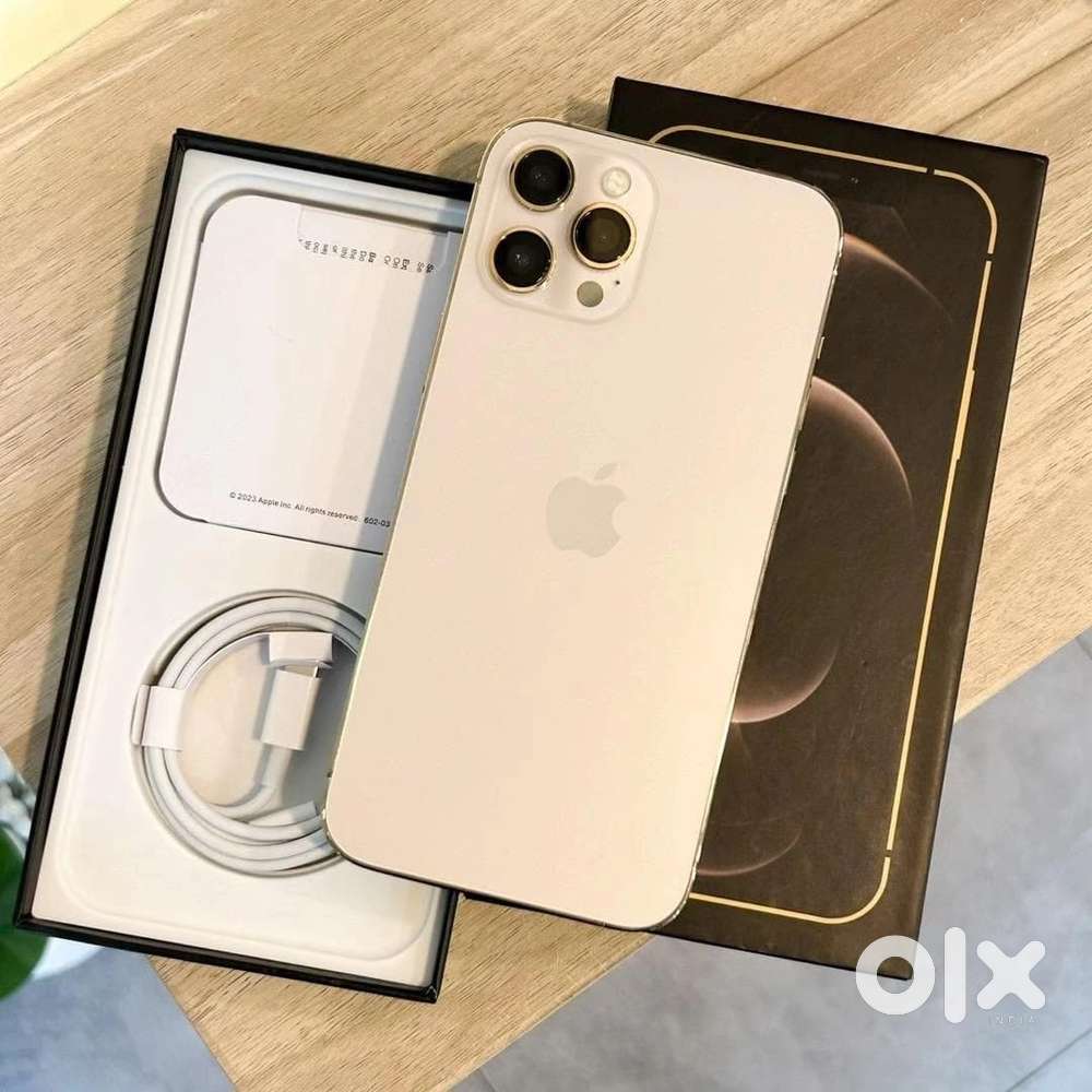 Iphone 12 Pro Max Gold Box IPhone 12 Pro Max 256GB Storage (Gold