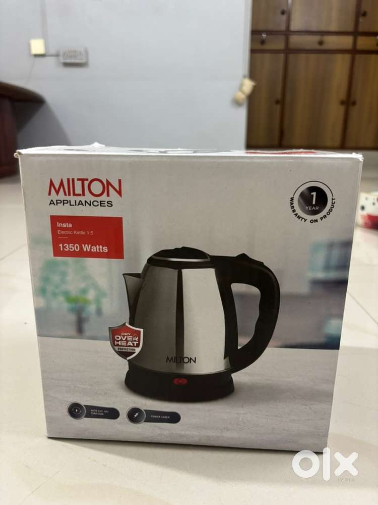 Brand New Milton Insta Electric Kettle 1.5L | Unused | Original Box