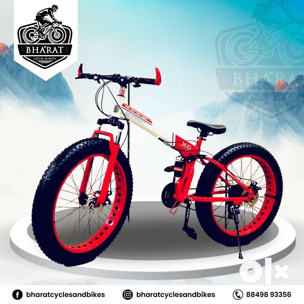 FOLDABLE FAT TYRE CYCLE 26 4 INCH WHEELS AND 21 GEARS