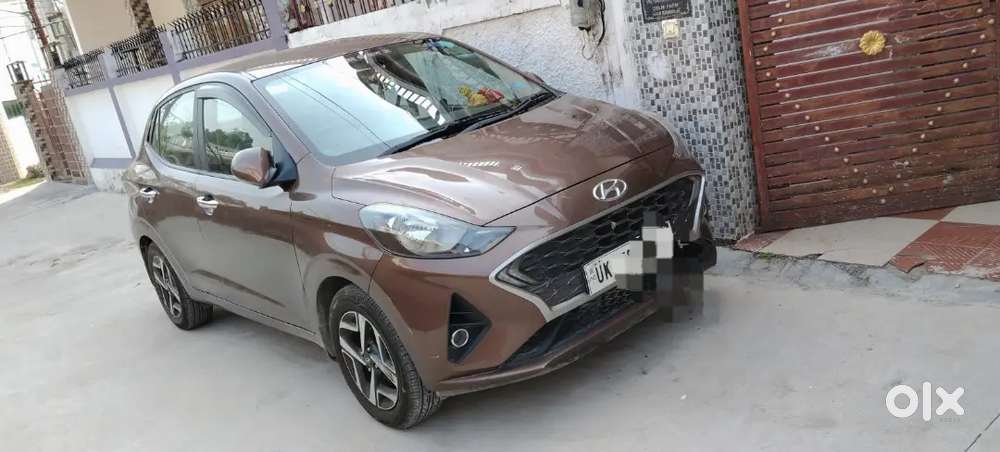 Hyundai Aura 2021 Petrol Well Maintained 4900 Km