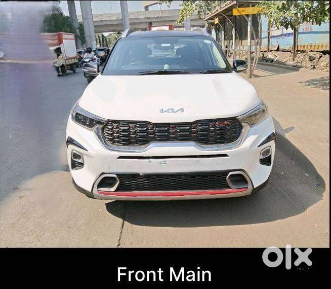 Kia Sonet White [aug 2022 - Bh Passing] Gtx Plus 1.5 At Dual Tone