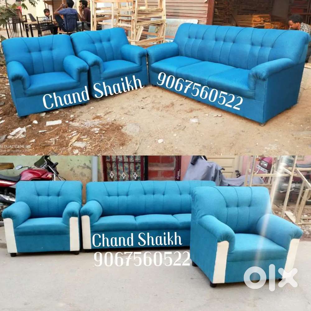 Funterior New Look Five Seater Sofa Set Sofa & Dining 1748845888