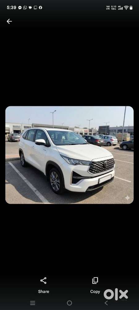 Toyota Innova Hycross 2.0 Zx Hybrid 7 Str, 2024, Cng & Hybrids