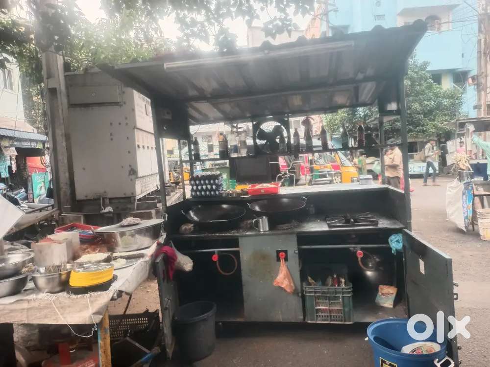 Iron fastfood counter