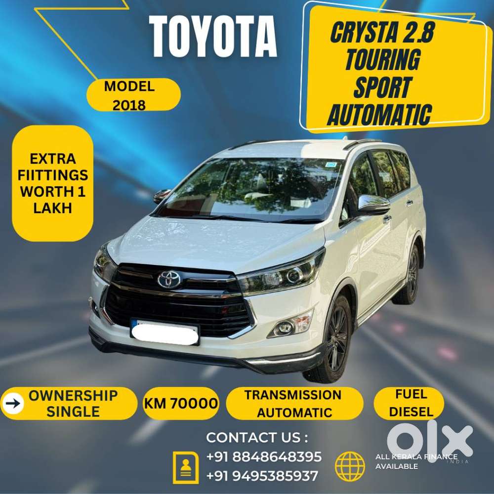 Toyota Innova Crysta 2.8 At Touring Sport, 2018, Diesel