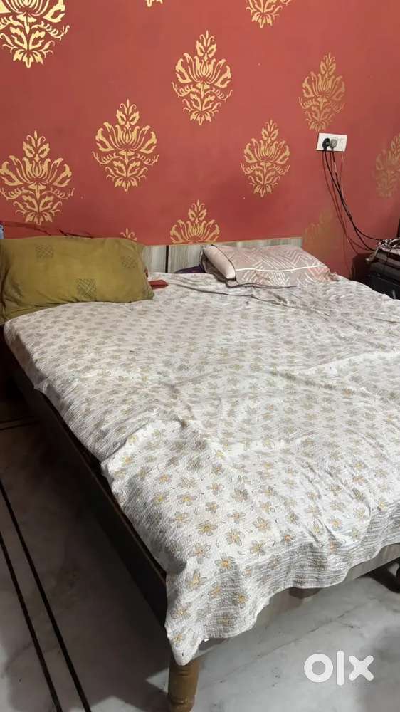 Wooden bed