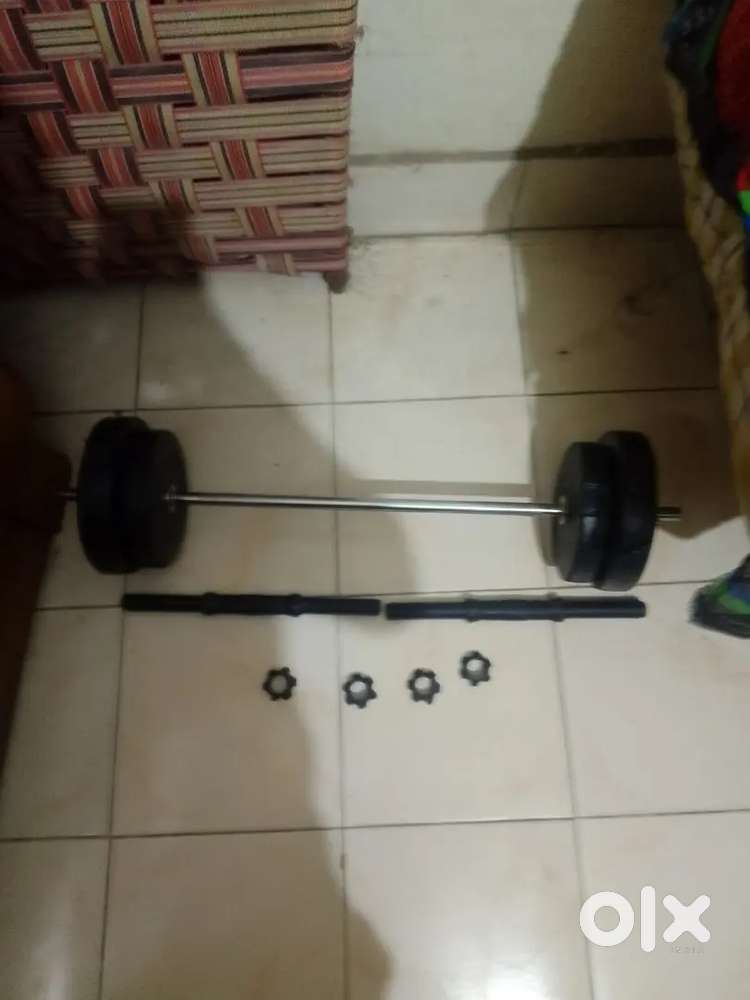 10 kg weight plate and dumble full gym kit set