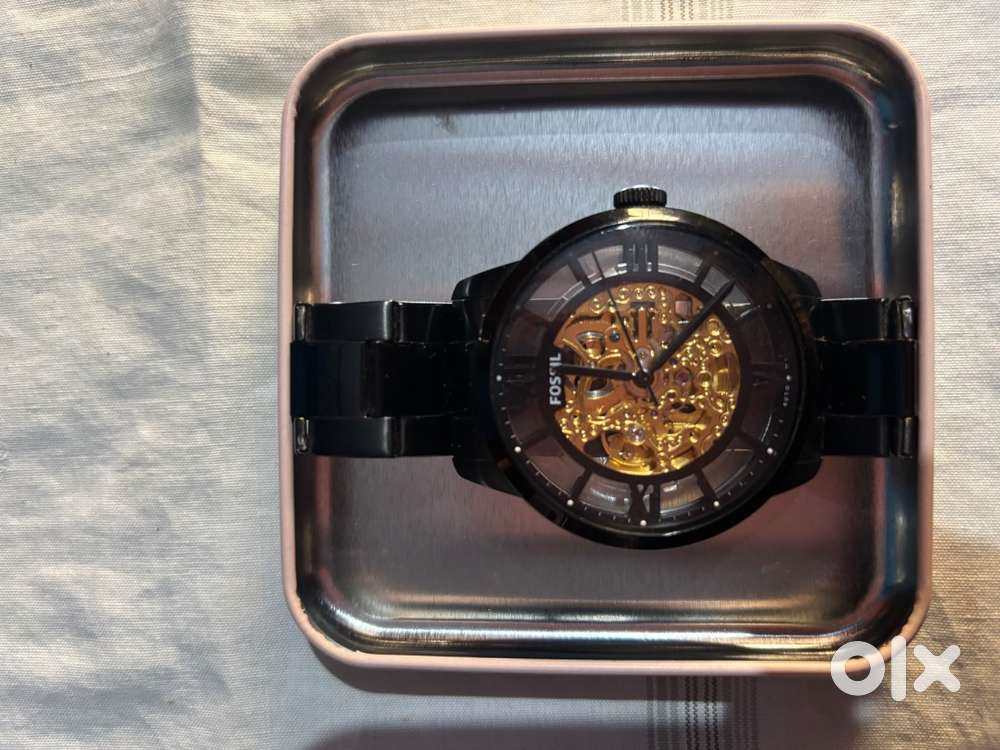 Fossil Townsman Black Quartz Stainless Steel Watch