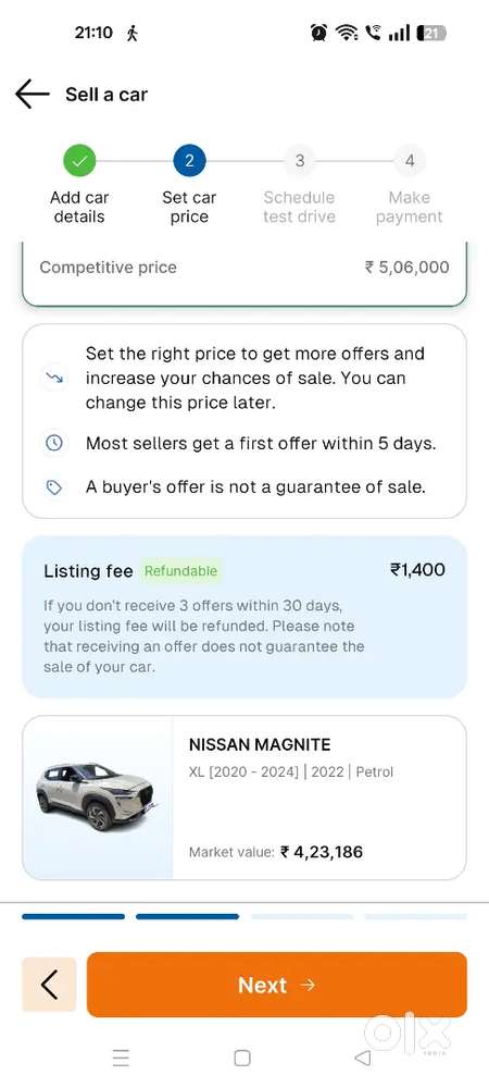 Nissan Magnite 28000 Km Driven