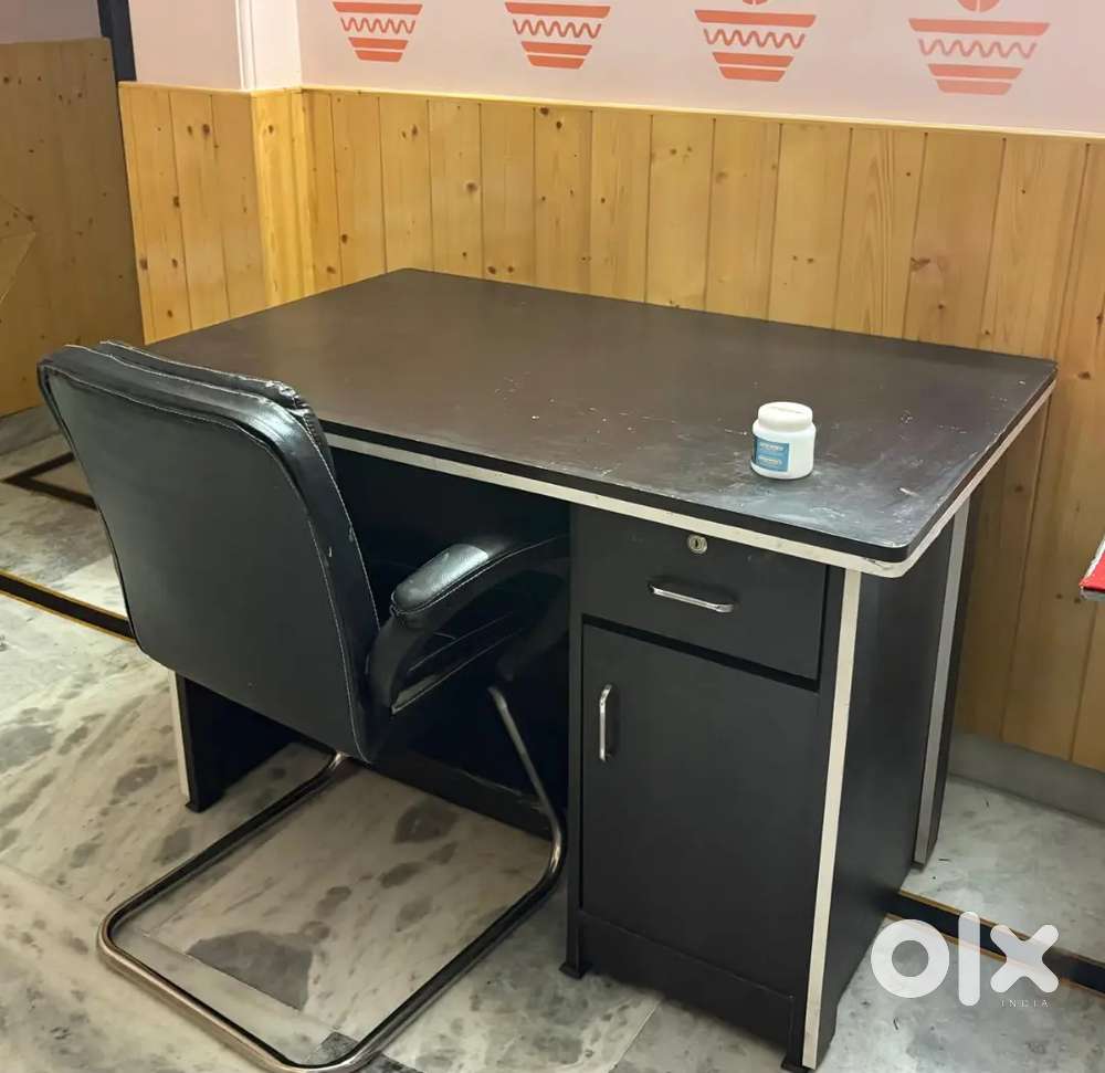 Study table with chair or shop counter