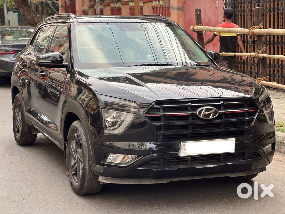 Hyundai Creta 1.5 S Plus Knight Petrol Dual Tone, 2022, Petrol