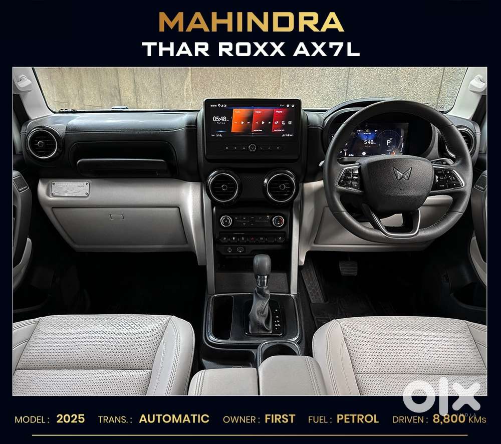 Mahindra Thar Roxx Ax7l Rwd At, 2025, Petrol