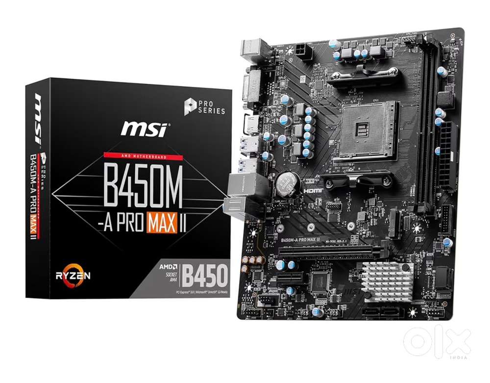MSI B450M pro vdh motherboard