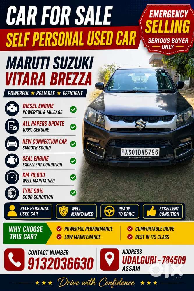 Maruti Suzuki Brezza 2018 Diesel Well Maintained