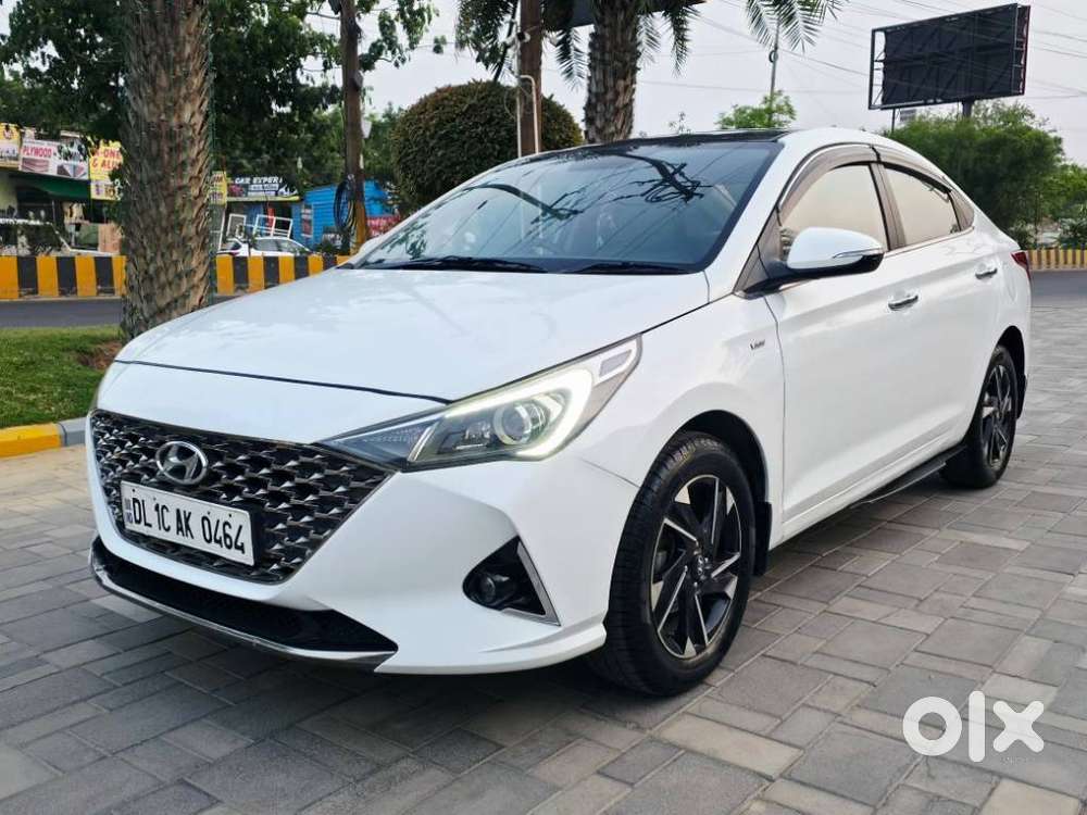 Hyundai Verna 1.5 Sx (o) Turbo Petrol Dct, 2021, Petrol
