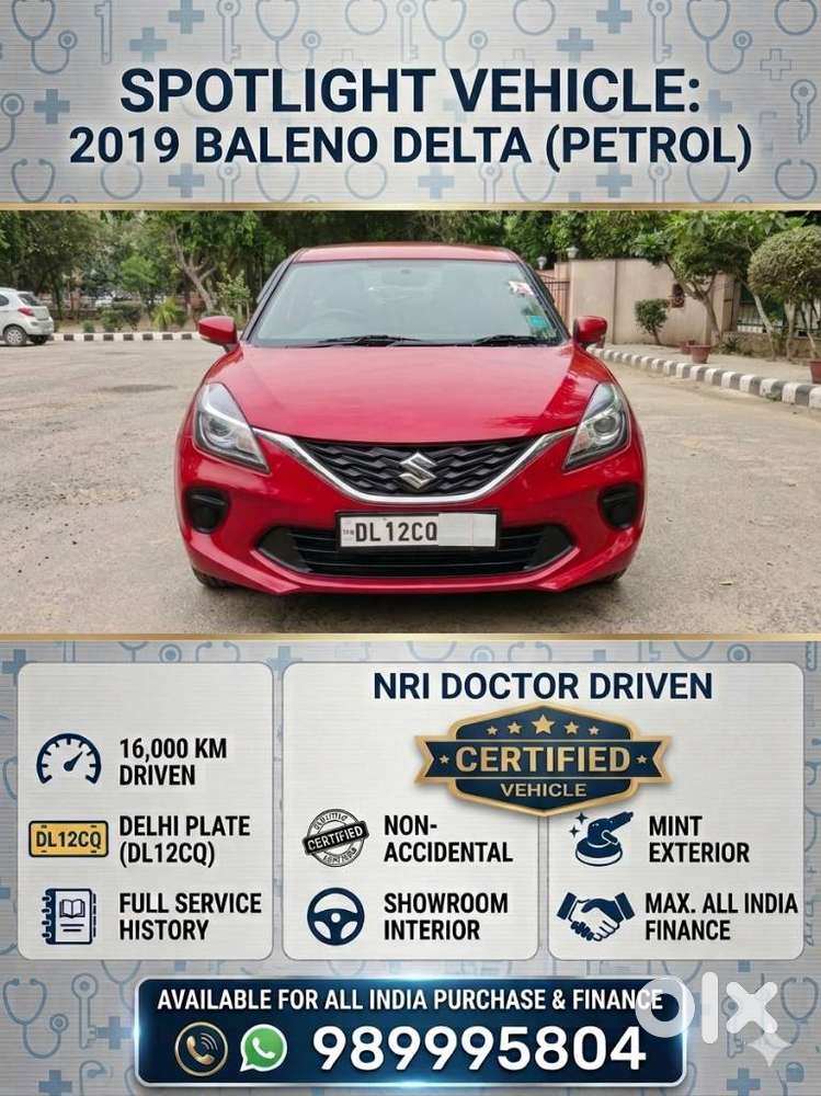 Maruti Suzuki Baleno Delta, 2019, Petrol