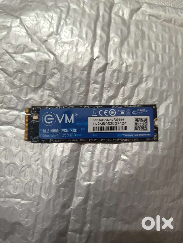 EVM 256GB M.2 NVMe PCIe Gen 3x4 SSD - Excellent Condition