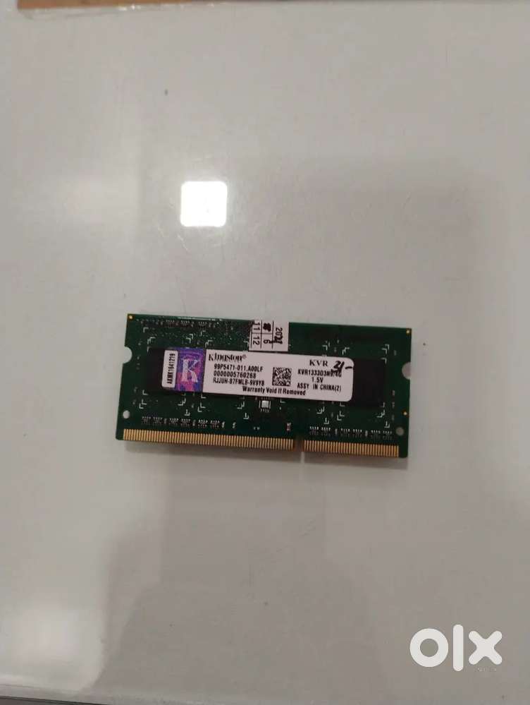 Kingston 4GB DDR3 Laptop RAM (1333MHz) - Excellent Condition