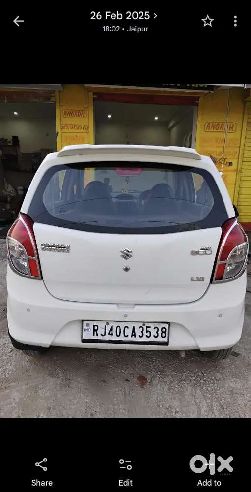 Urgent Sale Alto 800 Car Good Condition