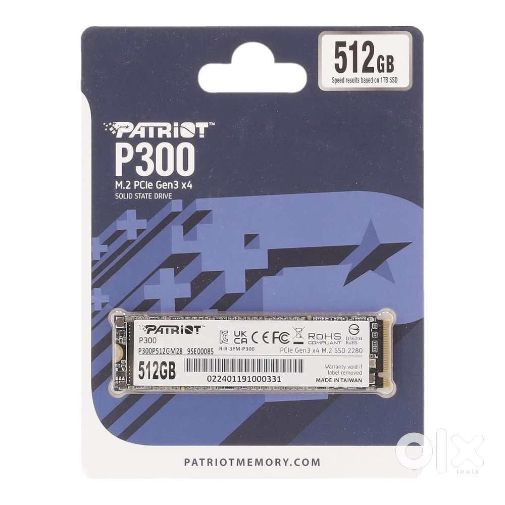 Ssd Patriot P300 512gb Patriot Memory P300 512GB SSD 2280 NVMe