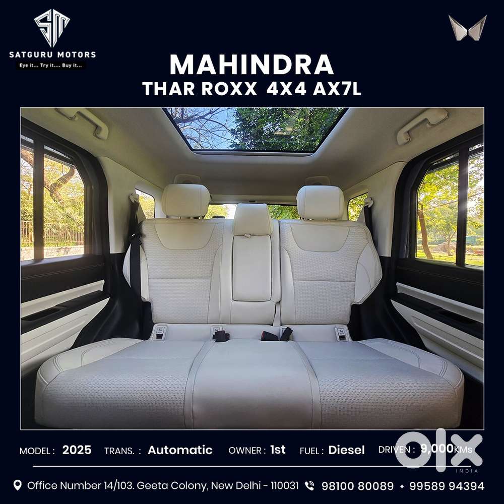 Mahindra Thar Roxx Ax7 L Diesel At 4wd, 2025, Diesel