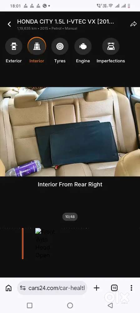 Honda City 2015 Petrol 110000 Km Driven