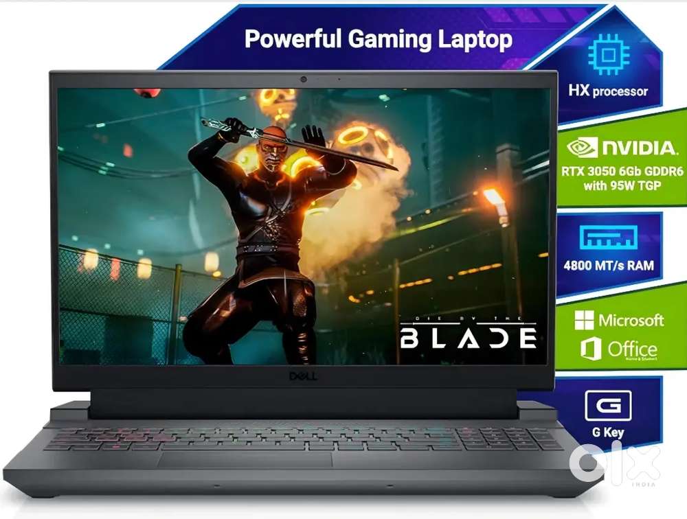 Dell G15 Gaming Laptop  Intel Core i5 HX  RTX Graphics  15.6 FHD