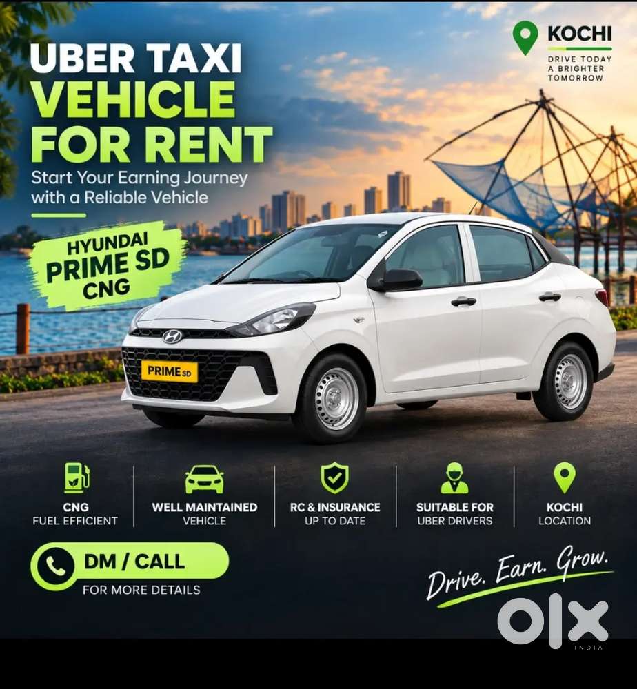 Uber Car for Rent Hyundai Prime SD CNG 2026