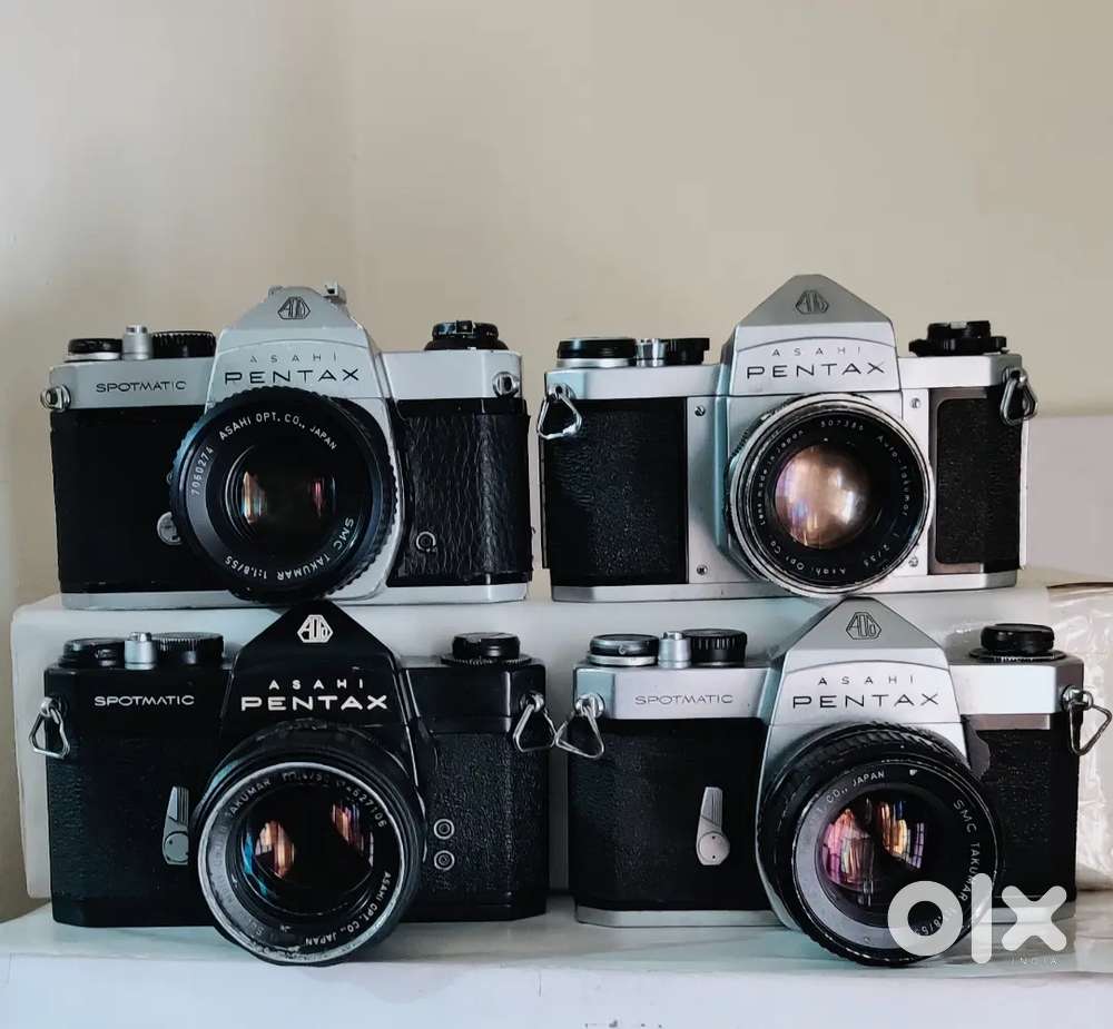 Asahi PENTAX Spotmatic SLR + Super TAKUMAR 50mm f1.4 & 55mm f1.8