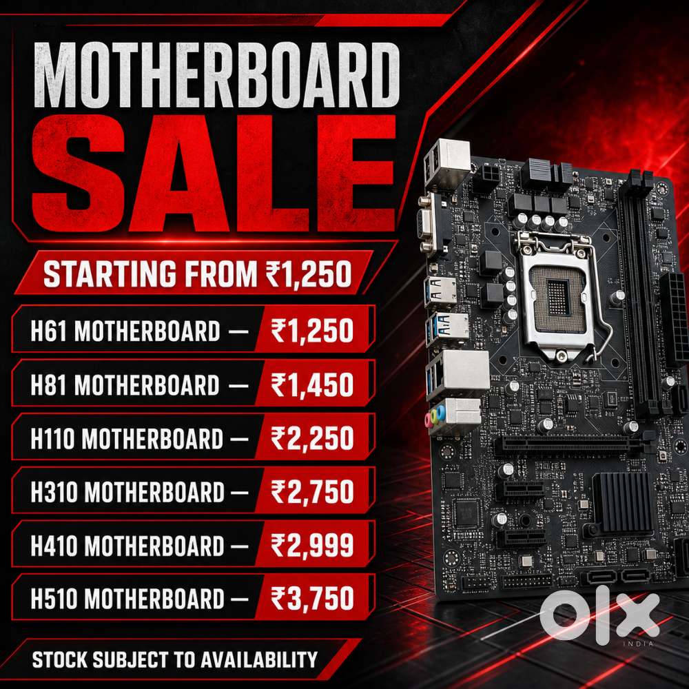 Computer Motherboard Sale – Starting ₹1,250