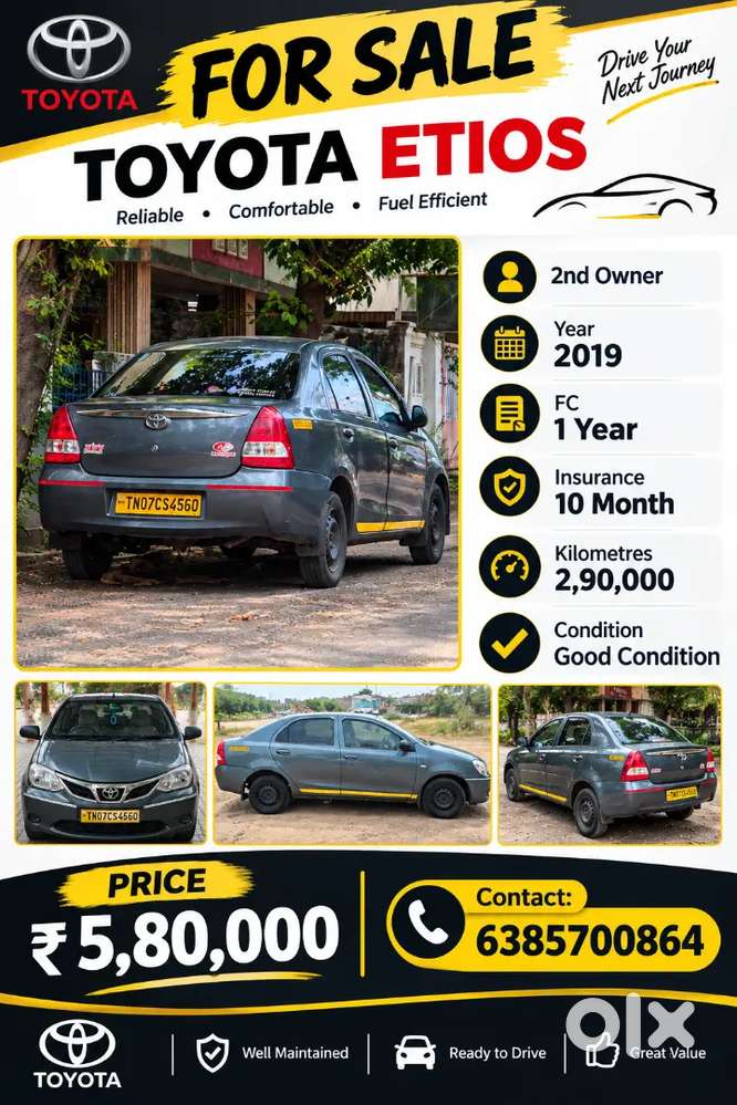 Toyota Etios Diesel 2019