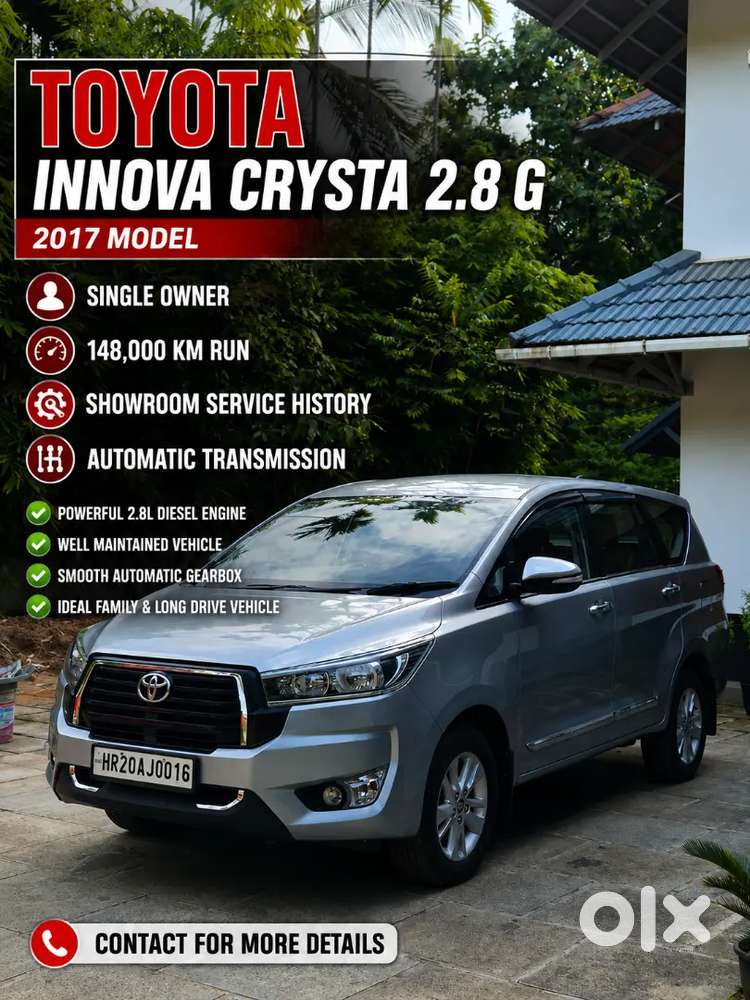 Toyota Innova Crysta 2.8g Amt .single Owner