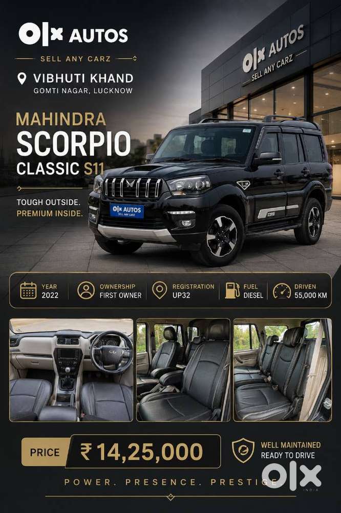 Mahindra Scorpio Classic 2.2 S 11 Mt 7 Cc, 2022, Diesel