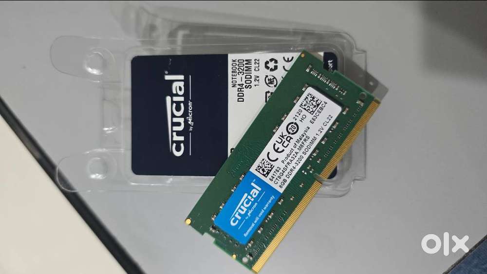 Crucial Ram 8GB 3200mhz DDR Laptop RAM