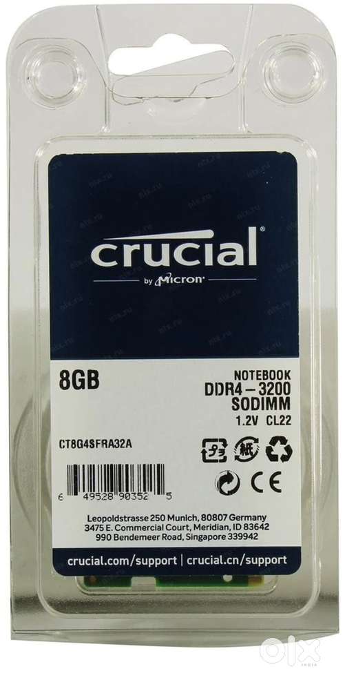 Crucial DDR4 8GB Laptop SDRAM